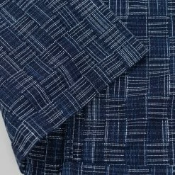 Samurai Jeans SOS22-S03 Natural Indigo Ichimatsu Shirt Koushi NEW ARRIVALS