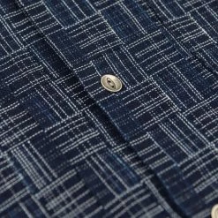 Samurai Jeans SOS22-S03 Natural Indigo Ichimatsu Shirt Koushi NEW ARRIVALS