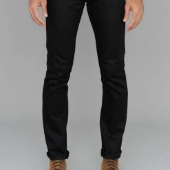 Stevenson Overall Co. Big Sur 210 12oz Slim Tapered Jeans Solid Black