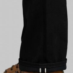 Stevenson Overall Co. Big Sur 210 12oz Slim Tapered Jeans Solid Black