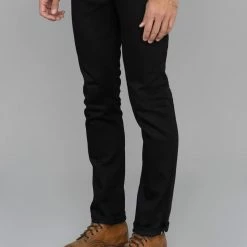 Stevenson Overall Co. Big Sur 210 12oz Slim Tapered Jeans Solid Black