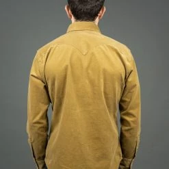 Stevenson Overall Co. Cody Shirt Beige Corduroy