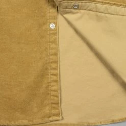 Stevenson Overall Co. Cody Shirt Beige Corduroy