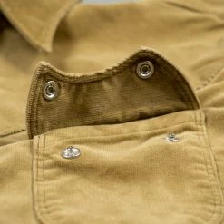 Stevenson Overall Co. Cody Shirt Beige Corduroy