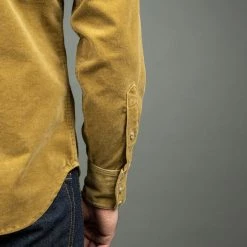 Stevenson Overall Co. Cody Shirt Beige Corduroy