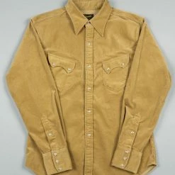 Stevenson Overall Co. Cody Shirt Beige Corduroy