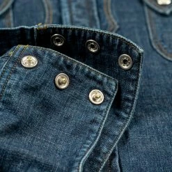 Stevenson Overall Co. Cody Shirt Faded Indigo