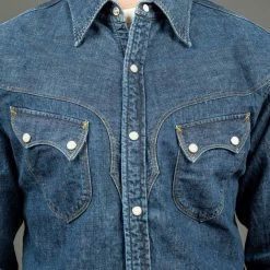 Stevenson Overall Co. Cody Shirt Faded Indigo