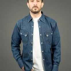 Stevenson Overall Co. Cody Shirt Faded Indigo