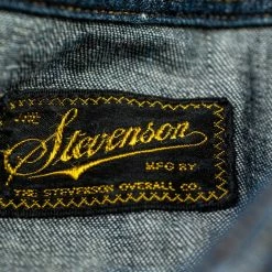 Stevenson Overall Co. Cody Shirt Faded Indigo