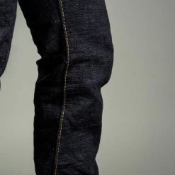 The Strike Gold 5105 15oz Slub Grey Weft Slim Straight Jeans