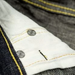 The Strike Gold 5105 15oz Slub Grey Weft Slim Straight Jeans