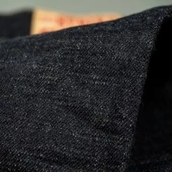 The Strike Gold 5105 15oz Slub Grey Weft Slim Straight Jeans