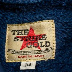 The Strike Gold Indigo Loopwheeled Shawl Collar Cardigan