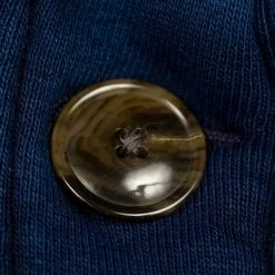 The Strike Gold Indigo Loopwheeled Shawl Collar Cardigan