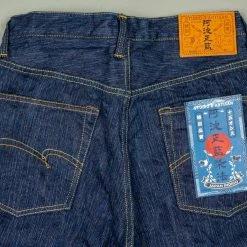 STUDIO D´ARTISAN Studio D'artisan D1833AI 15oz Tokushima Shoai High Rise Tapered Jeans