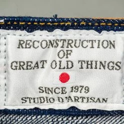 STUDIO D´ARTISAN Studio D'artisan D1833AI 15oz Tokushima Shoai High Rise Tapered Jeans