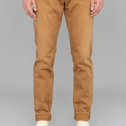 STUDIO D´ARTISAN NEW ARRIVALS Studio D'Artisan "Kusaki Zome" Kakishibu Dyed Easterner Relaxed Tapered Jeans