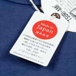 STUDIO D´ARTISAN Studio D'Artisan 9913 Loopwheel T-Shirt Navy