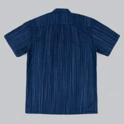 STUDIO D´ARTISAN Studio D'Artisan Indigo Shijira Kasuri Shirt NEW ARRIVALS