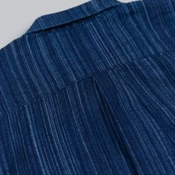 STUDIO D´ARTISAN Studio D'Artisan Indigo Shijira Kasuri Shirt NEW ARRIVALS