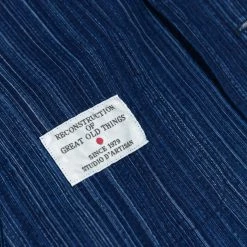 STUDIO D´ARTISAN Studio D'Artisan Indigo Shijira Kasuri Shirt NEW ARRIVALS