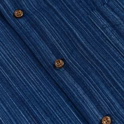 STUDIO D´ARTISAN Studio D'Artisan Indigo Shijira Kasuri Shirt NEW ARRIVALS