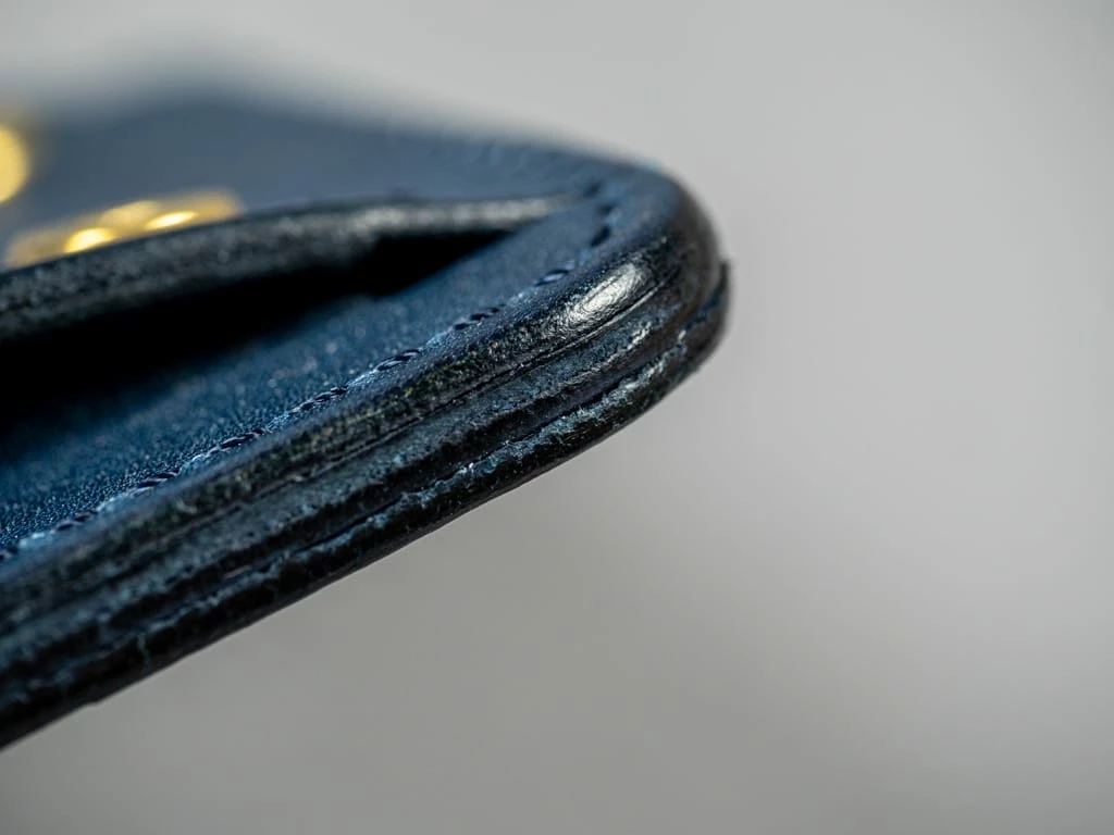 STUDIO D´ARTISAN Studio D'artisan Indigo Leather Mini Wallet 15 STUDIO D´ARTISAN Studio D'artisan Indigo Leather Mini Wallet