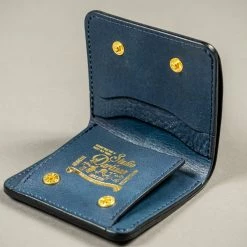 STUDIO D´ARTISAN Studio D'artisan Indigo Leather Mini Wallet
