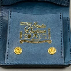 STUDIO D´ARTISAN Studio D'artisan Indigo Leather Mini Wallet 23 STUDIO D´ARTISAN Studio D'artisan Indigo Leather Mini Wallet
