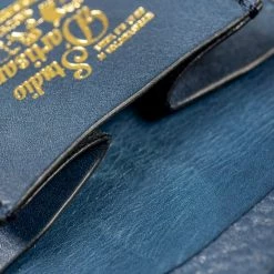 STUDIO D´ARTISAN Studio D'artisan Indigo Leather Mini Wallet 31 STUDIO D´ARTISAN Studio D'artisan Indigo Leather Mini Wallet