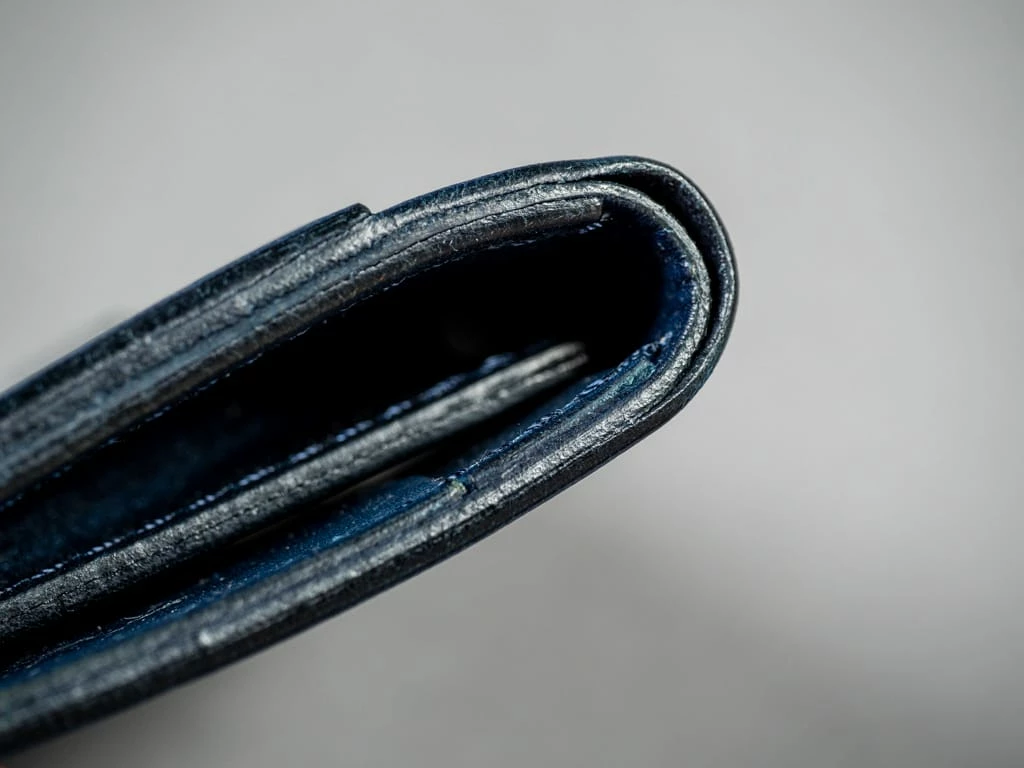 STUDIO D´ARTISAN Studio D'artisan Indigo Leather Mini Wallet 18 STUDIO D´ARTISAN Studio D'artisan Indigo Leather Mini Wallet