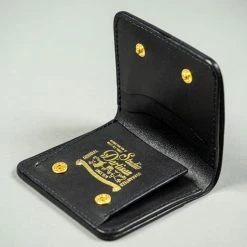 STUDIO D´ARTISAN Studio D'Artisan Black Leather Mini Wallet