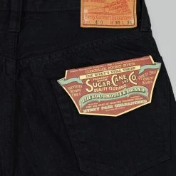 Sugar Cane "Type III" 13oz Black Denim Slim Jeans NEW ARRIVALS 45 Sugar Cane