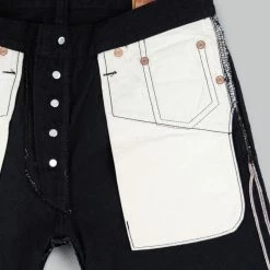 Sugar Cane "Type III" 13oz Black Denim Slim Jeans NEW ARRIVALS 51 Sugar Cane