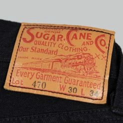 Sugar Cane "Type III" 13oz Black Denim Slim Jeans NEW ARRIVALS 46 Sugar Cane