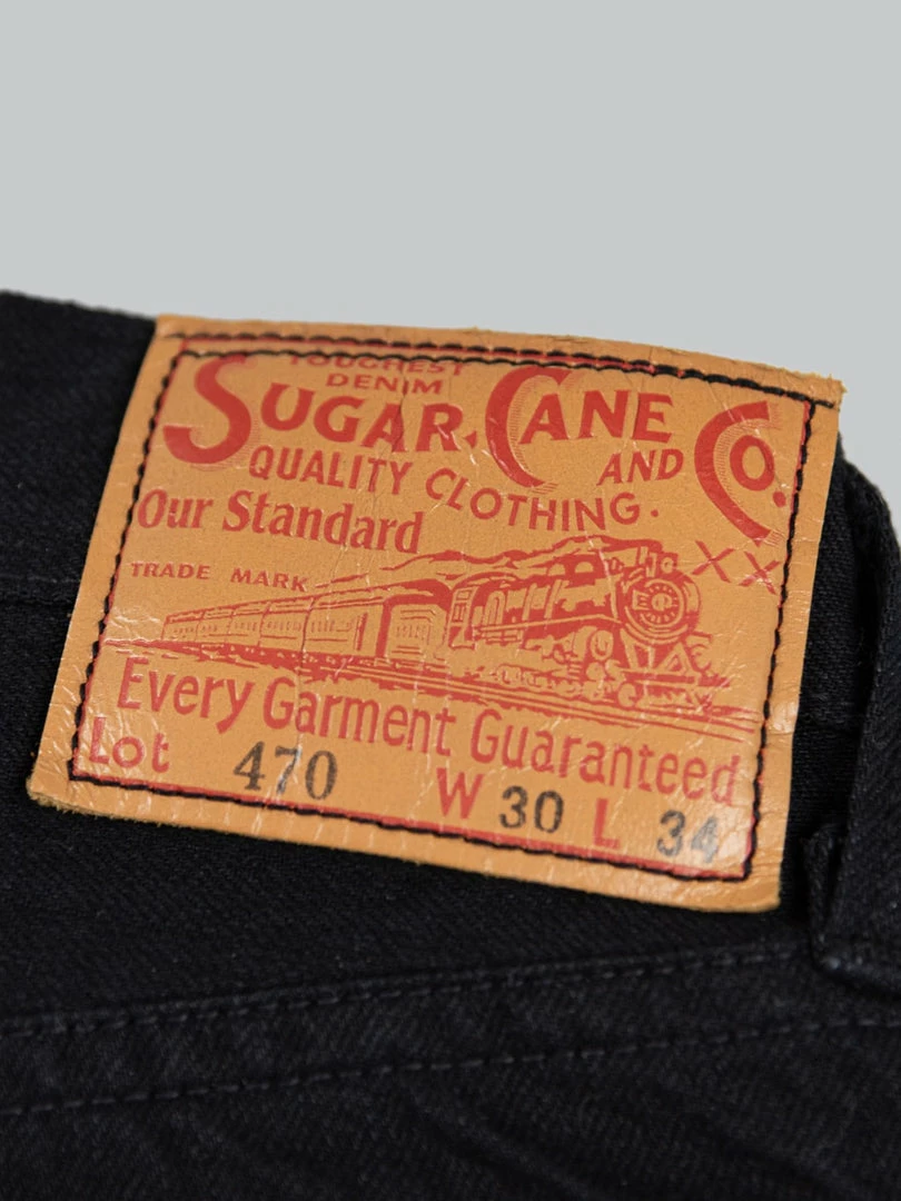 Sugar Cane "Type III" 13oz Black Denim Slim Jeans NEW ARRIVALS 17 Sugar Cane "Type III" 13oz Black Denim Slim Jeans NEW ARRIVALS