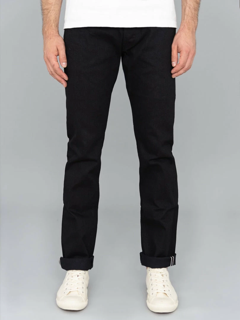 Sugar Cane "Type III" 13oz Black Denim Slim Jeans NEW ARRIVALS 4 Sugar Cane "Type III" 13oz Black Denim Slim Jeans NEW ARRIVALS