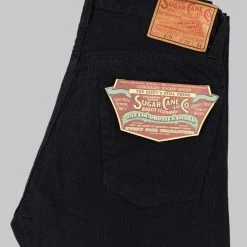 Sugar Cane "Type III" 13oz Black Denim Slim Jeans NEW ARRIVALS 41 Sugar Cane
