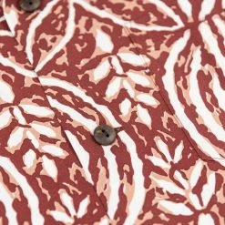 Sun Surf Polynesian Tapa Design Hawaiian Shirt Brown NEW ARRIVALS