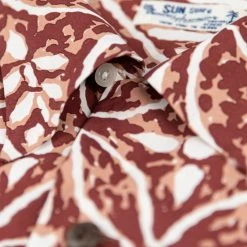 Sun Surf Polynesian Tapa Design Hawaiian Shirt Brown NEW ARRIVALS