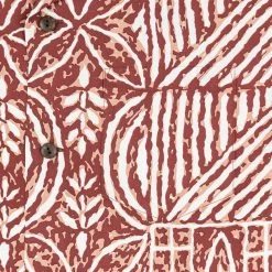 Sun Surf Polynesian Tapa Design Hawaiian Shirt Brown NEW ARRIVALS