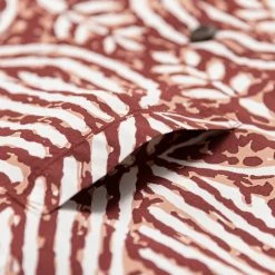 Sun Surf Polynesian Tapa Design Hawaiian Shirt Brown NEW ARRIVALS