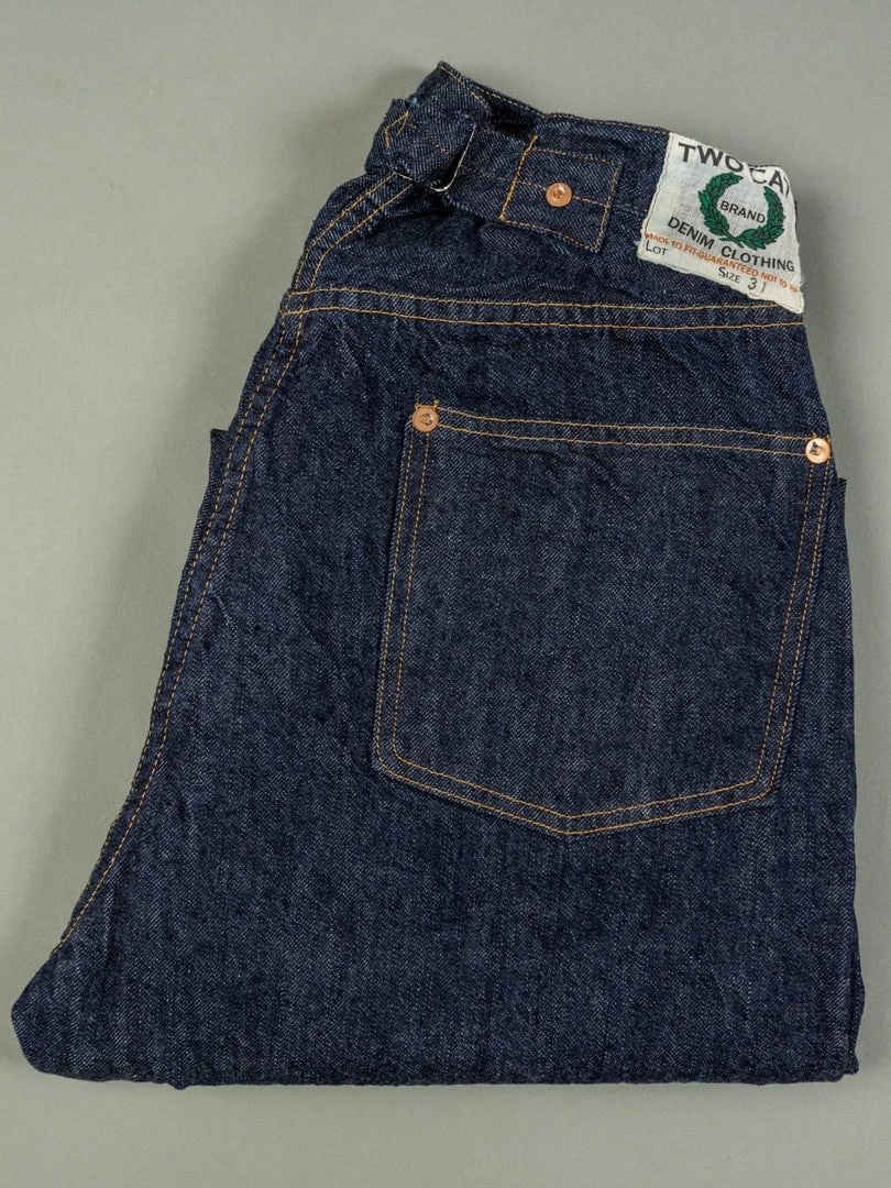 TCB Two Cat's Waist Overall Natural Indigo 12 TCB Two Cat's Waist Overall Natural Indigo