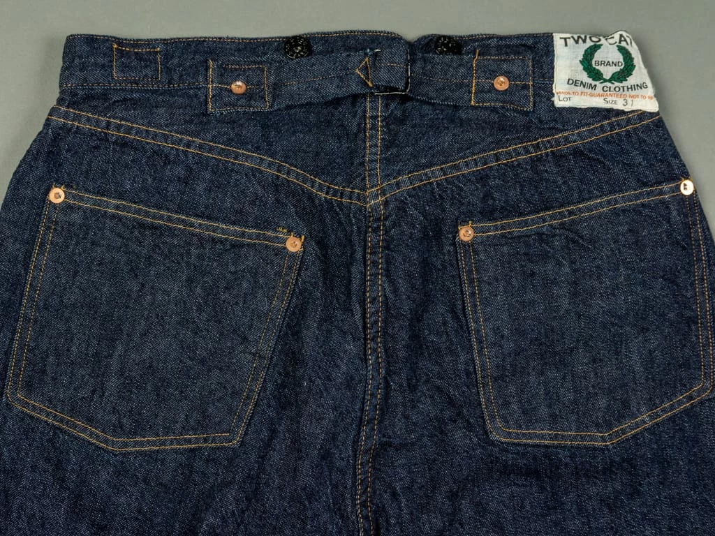 TCB Two Cat's Waist Overall Natural Indigo 15 TCB Two Cat's Waist Overall Natural Indigo