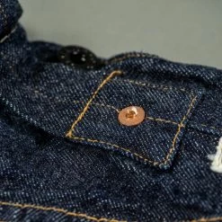 TCB Two Cat's Waist Overall Natural Indigo 64 TCB Two Cat's Waist Overall Natural Indigo