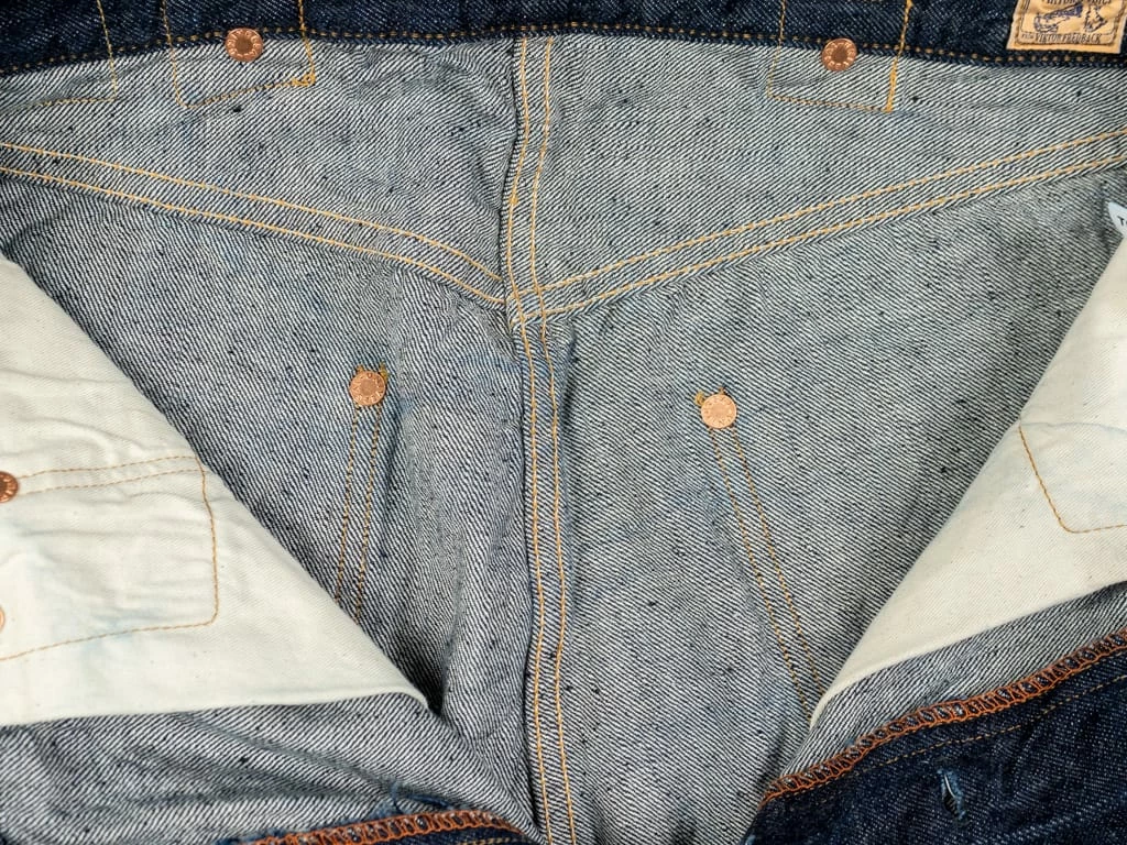 TCB Two Cat's Waist Overall Natural Indigo 19 TCB Two Cat's Waist Overall Natural Indigo