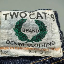 TCB Two Cat's Waist Overall Natural Indigo 63 TCB Two Cat's Waist Overall Natural Indigo