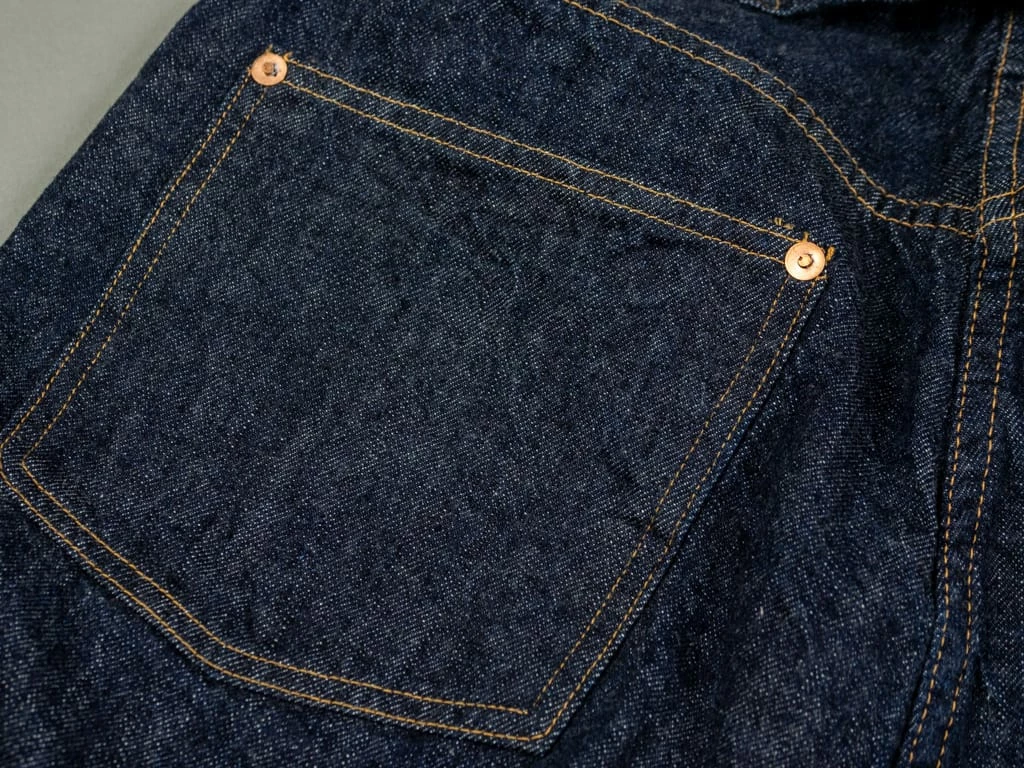 TCB Two Cat's Waist Overall Natural Indigo 20 TCB Two Cat's Waist Overall Natural Indigo
