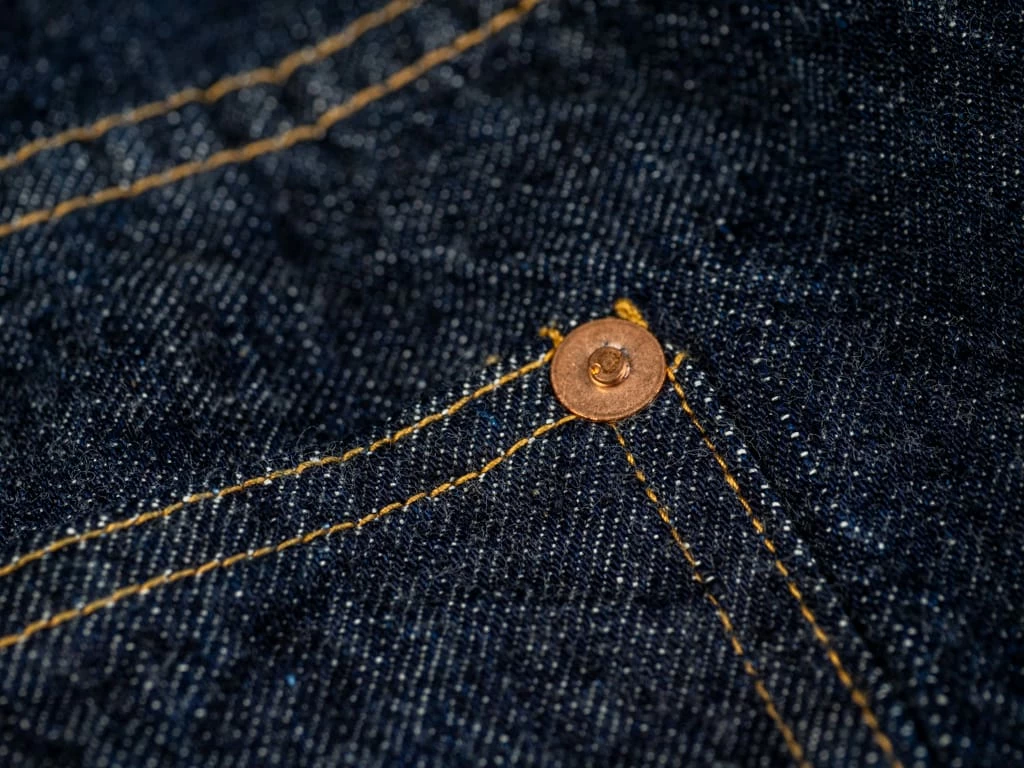 TCB Two Cat's Waist Overall Natural Indigo 33 TCB Two Cat's Waist Overall Natural Indigo